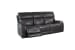 Glenwood - Sofa- Recliner With Power And Power Headrest And Lumbar (Layflat) - Steel