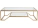 Metal Designs - Byron Rectangular Cocktail Table - Yellow