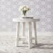 Modern Farmhouse - Splay Leg Round End Table - White