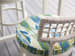 Seabrook - Swivel Bar Stool - White / Blue