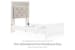 Altyra - White - Twin UPH Panel Headboard