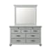 Slater - 9-Drawer Dressser with Mirror - Gray