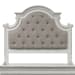 Magnolia Manor - Queen Upholstered Panel Headboard - White