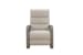 Zoey - Recliner Push Thru The Arms - Gray