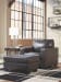 Morelos - Gray - 2 Pc. - Chair With Ottoman