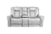 Sanibel - Power Console Loveseat- Wall Prox. Recliner With Power And Power Headrest And Lumbar, Wireless Charger (Layflat) - White