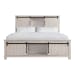 Scott - King Platform Storage Bed - White