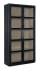 Linville Falls - Shou Sugi Ban Curio Cabinet - Black