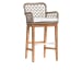 Paulo - 27" Outdoor Bar Stool - Gray