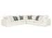 Curated - Palmer Armless Unit - White