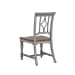 Plymouth - Dining Chair (Set of 2) - Gray / Dark Brown