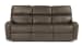 Rio - Leather Power Reclining Sofa, Power Headrests - Dark Brown