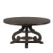 Stone - Round Dining Table - Smokey Walnut