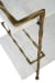 Vivian - Bar Cart - White / Gold