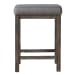 Hayden Way - Upholstered Console Stool - Gray