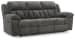 Frohn - Graphite - 3 Pc. - Reclining Sofa, Reclining Loveseat With Console, Rocker Recliner