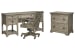 Tinley Park - Desk With Chair, Lateral File - Dove Tail Gray