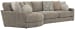 Turner - 2 Piece Sofa Cuddler With Left Side Facing Cuddler - Mushroom