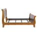 Grandpas Cabin - King Sleigh Bed - Light Brown