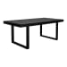 Jedrik - Large Concrete Outdoor Dining Table - Black