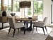 Zanzibar - Regent Round Dining Table - Light Brown / Black