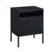 Ember - Black Nightstand With Usb
