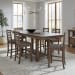Brook Bay - 7 Piece Gathering Trestle Table - Brown