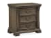 Durango - King Upholstered Sleigh Bed, 2 Nightstands And Drawer Dresser With Shaped Mirror - Willadeene Brown