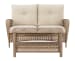 Braylee - Driftwood - Loveseat w/Table (Set of 2)