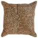 La Dolce Vita - 20" x 20" DV Leopard Pillow - Hide Camel/Black