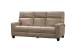 Marcello - Sofa With Power Recline With Power Headrest And Power Lumbar - Light Brown