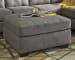 Maier - Charcoal - Oversized Accent Ottoman