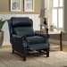 Thornfield - Push Thru The Arm Recliner - Blue