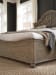 Tinley Park - Complete Queen Shaped Panel Bed - Dove Tail Grey