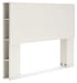 Aprilyn - White - Full Bookcase Headboard
