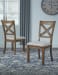 Moriville - Dark Gray - 7 Pc. - Extension Table, 4 Side Chairs, Bench, Server