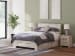 Lawroy - Light Natural - Full Panel Bed With 2 Under Bed Storage Units