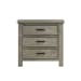 Sullivan - 3-Drawer Nightstand - Drift Gray