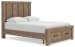 Oliandon - Queen Panel Storage Bed - Light Brown