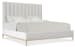 Cascade - California King Upholstered Bed - White