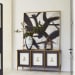 Slash - Hand Painted Canvas - Black / Gold / White
