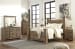 Trinell - Brown - 8 Pc. - Dresser With Fireplace Option, Mirror, Chest, Queen Poster Bed, Nightstand