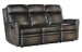 MS - Hamilton Power Sofa With Power Headrest - Dark Brown / Dark Gray