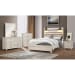 Fort Worth - Full With Lights & USB 3 Piece Bedroom Set - White
