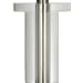 Aurelia - Steel Buffet Lamp - Pearl Silver