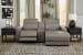 Correze - Gray - 3-Piece Power Reclining Sectional With RAF Back Chaise