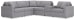 Modmax - 6-Piece Sectional With Storage Console - Granite