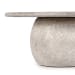Britney - Outdoor Round Coffee Table - Light Gray