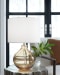Lemmitt - Amber - Glass Table Lamp