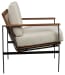 Tilden - Ivory/brown - Accent Chair